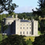 Slane Castle Slane castle from between trees