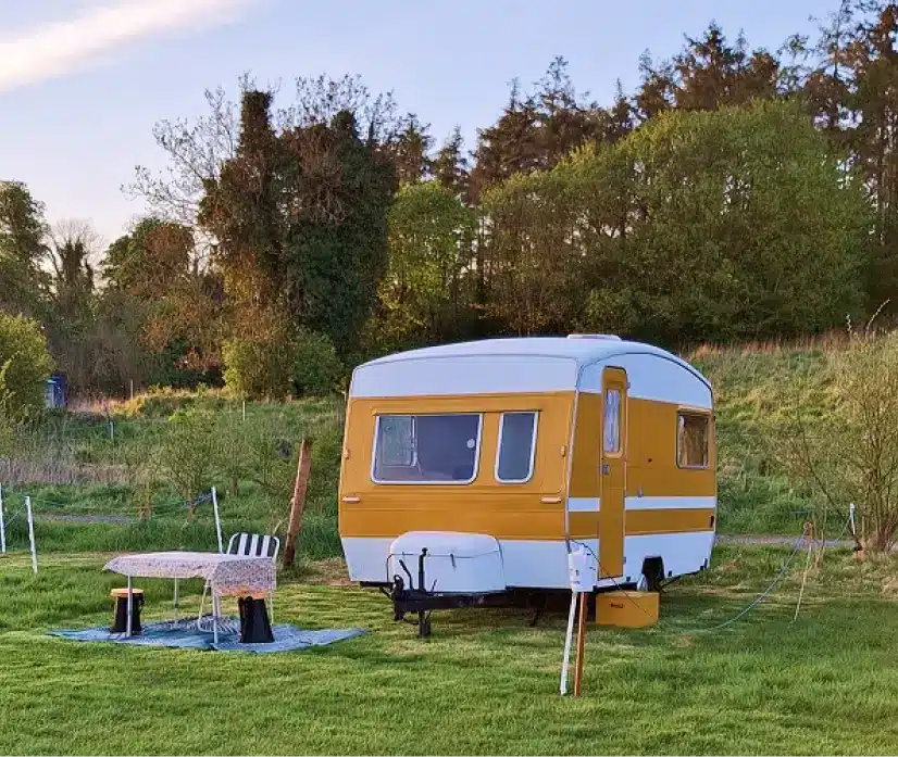 image of caravan accommodation