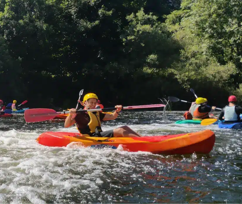 kayaking rafting